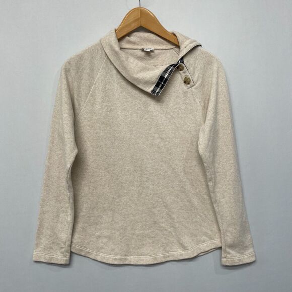 J Crew Women Long Sleeve Sweater Top Size Small Cotton Blend B328 -3 - Picture 1 of 15